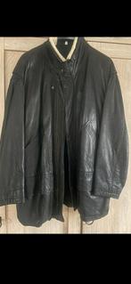 Veste en cuir de veau noir pour homme taille XXL, Enlèvement, Comme neuf, Noir