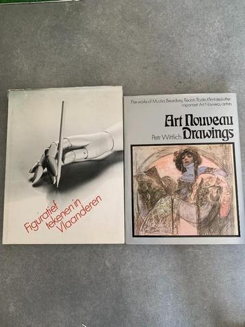 boek Art Nouveau Drawings en figuratief tekenen in Vlaandere beschikbaar voor biedingen