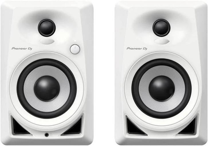 Pioneer DJ DM-40D-W Desktop Monitors (White) (nieuwstaat), TV, Hi-fi & Vidéo, Enceintes, Comme neuf, Enlèvement ou Envoi