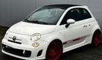 Abarth White 500C 1.4 Turbo 16V T-Jet 140 pk MTA, Auto's, 4 zetels, Stof, Zwart, 4 cilinders