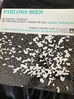 LP “Parlons Bien “ Albert Doppagne, Cd's en Dvd's, Vinyl | Overige Vinyl, Ophalen of Verzenden, Zo goed als nieuw