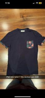 T-shirt pier one S/M, Kleding | Heren, T-shirts, Ophalen, Blauw, Pier One, Gedragen