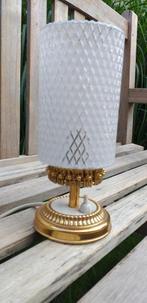 vintage tafellampje, Minder dan 50 cm, Vintage, Glas, Zo goed als nieuw