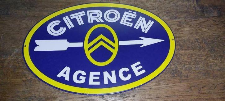 Enseigne publicitaire en métal Citroën, Collections, Marques automobiles, Motos & Formules 1, Neuf, Voitures, Enlèvement ou Envoi