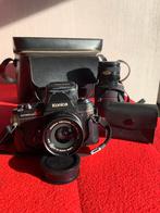 Konica Autoreflex TC analoge fotocamera met vele toebehoren, TV, Hi-fi & Vidéo, Appareils photo analogiques, Konica, Reflex miroir