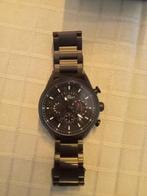 zwarte rotorkraft horloge, Handtassen en Accessoires, Horloges | Heren, Staal, Staal, Polshorloge, Zo goed als nieuw