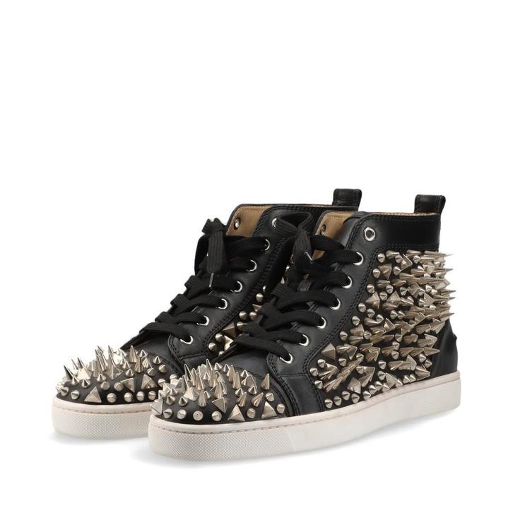 Christian Louboutin Pink Pink Flat, Kleding | Heren, Schoenen, Zo goed als nieuw, Sneakers, Zwart, Verzenden