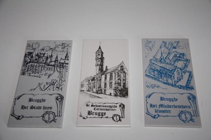 Wandtegels brugge van sphinx maastricht en mosa holland, Antiek en Kunst, Antiek | Wandborden en Tegels, Ophalen of Verzenden