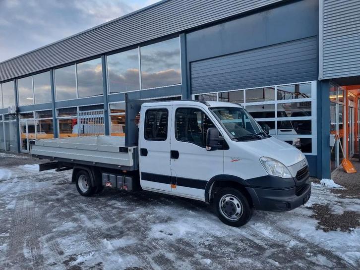 Iveco Daily 40C15 3.0D Open laadbak DC 7 pers GVW 3500 KG, Autos, Camionnettes & Utilitaires, Entreprise, Achat, ABS, Ordinateur de bord