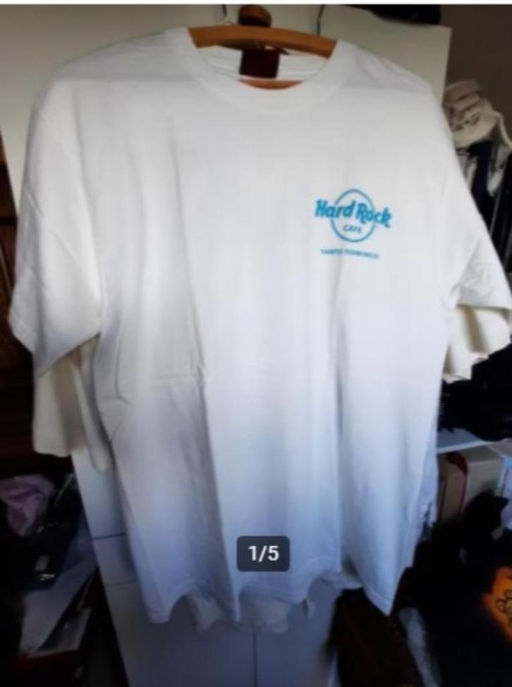 T-Shirt "Hard Rock Café - Santa Domingo, Kleding | Heren, T-shirts, Nieuw, Maat 48/50 (M), Wit, Ophalen of Verzenden