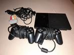 Ps2 Slim met 2 controllers SCPH-90004, Games en Spelcomputers, Spelcomputers | Sony PlayStation 2, Verzenden, Gebruikt, Met 2 controllers
