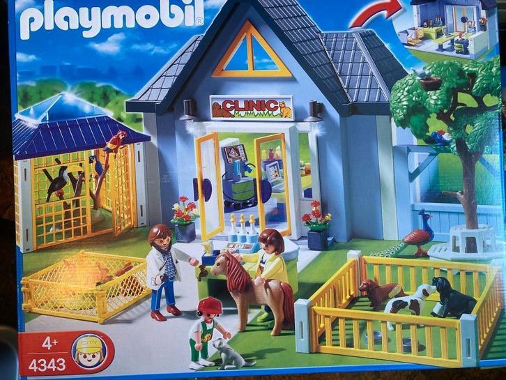 Clinique vétérinaire - 4343, Kinderen en Baby's, Speelgoed | Playmobil, Zo goed als nieuw, Complete set, Ophalen