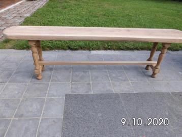 Zitbank in massief eik, Tuin en Terras, Tuinbanken, Ophalen, Nieuw