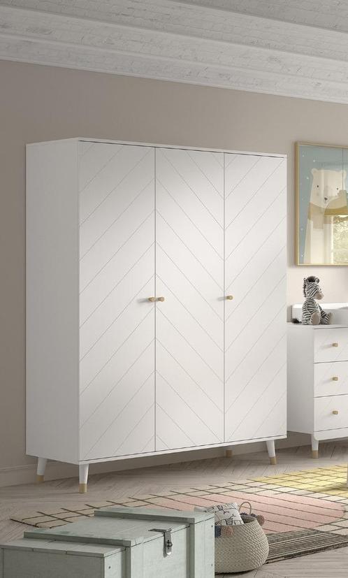 NIEUW!!! BILLY 3-DEURS KLEERKAST SATIN WHITE, Huis en Inrichting, Kasten | Kleerkasten, Nieuw, 150 tot 200 cm, 100 tot 150 cm