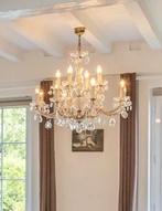 Kristallen kroonluchter, Huis en Inrichting, Ophalen, Gebruikt, Glas, Vintage