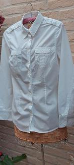 Hemdbloes maat 47cm van oksel tot oksel tommy hilfiger, Kleding | Dames, Blouses en Tunieken, Maat 38/40 (M), Tommy hilfiger, Wit