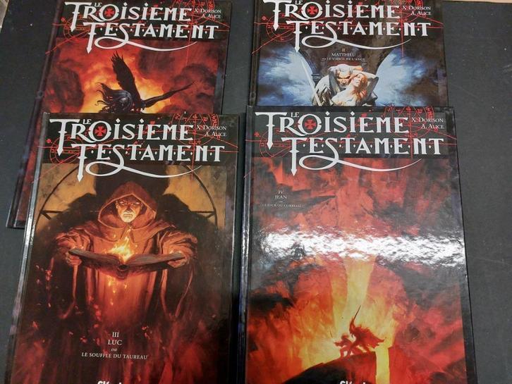 LE TROISIEME TESTAMENT - Série complète (4 vol) - TBE, Boeken, Stripverhalen, Zo goed als nieuw, Complete serie of reeks, Ophalen of Verzenden