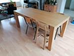 Degelijke tafel te koop, Huis en Inrichting, Tafels | Eettafels, 50 tot 100 cm, 150 tot 200 cm, Gebruikt, Rechthoekig