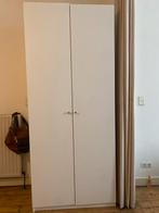 Witte kast met planken, Huis en Inrichting, Ophalen, Gebruikt, Met plank(en)