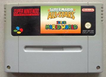 Super Mario All Stars + Super Mario World Super Nintendo beschikbaar voor biedingen