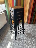 Lot de 4 tabourets aluminium neufs, Ophalen, Nieuw, IJzer