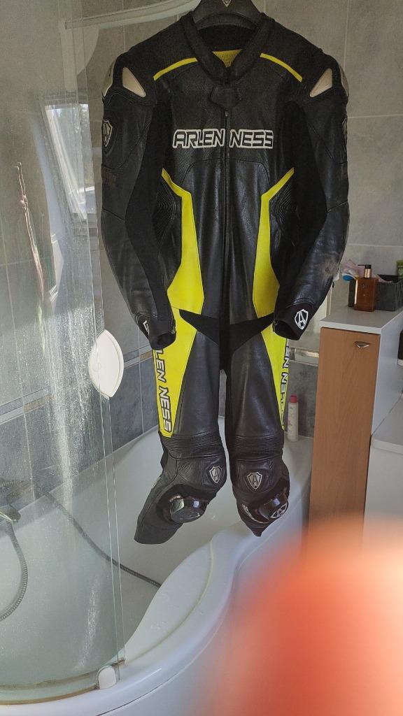 Motorpak leder Arlen Ness, Motoren, Kleding | Motorkleding, Overige typen, Heren, Tweedehands, Ophalen