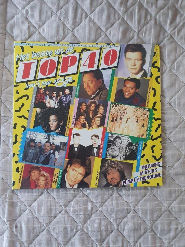 LP - Various – Het Beste Uit De Top 40 Van 't Jaar '87, Cd's en Dvd's, Vinyl | Rock, Zo goed als nieuw, Poprock, 12 inch, Ophalen of Verzenden