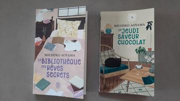 Lot de 2 livres de Michiko Aoyama beschikbaar voor biedingen