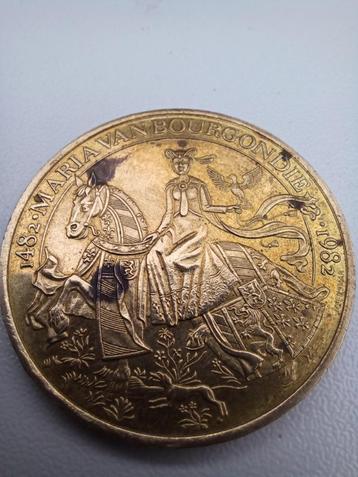 Oude munt Maria van Bourgondie