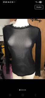 Sexy doirschijnend zwarte blouse, Enlèvement, Taille 42/44 (L)