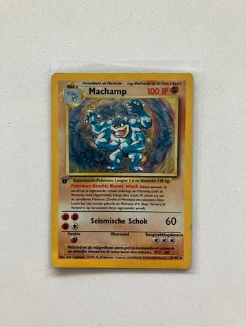 Machamp- Set de base 1ère édition néerlandaise, Enlèvement ou Envoi, Neuf