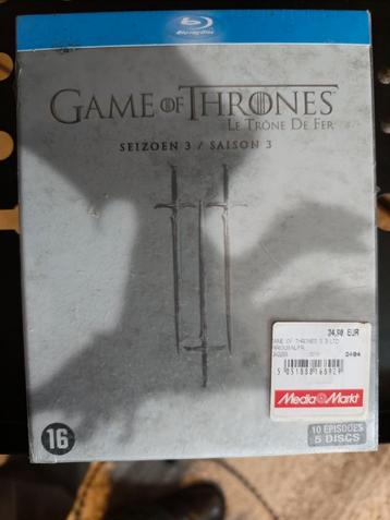 Game of Thrones seizoen 3 Blu-ray nog in verpakking. beschikbaar voor biedingen