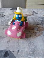 Smurf Spaarvarken Smurfin in auto, Ophalen of Verzenden, Zo goed als nieuw, Smurfin