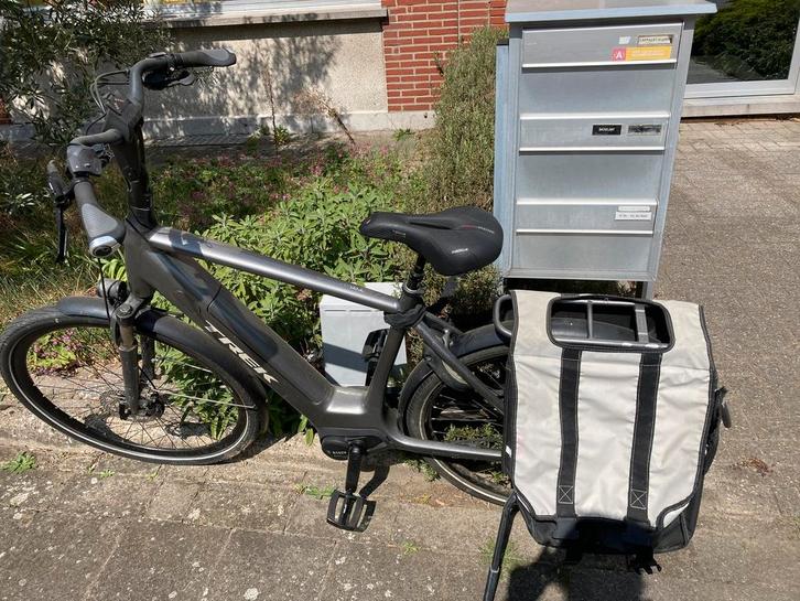 Trek heren e-fiets, Fietsen en Brommers, Elektrische fietsen, Gebruikt, Overige merken, 55 tot 59 cm, Ophalen