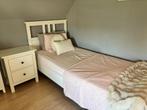 Witte eenpersoonskamer, Huis en Inrichting, Slaapkamer | Complete slaapkamers, Ophalen, Gebruikt, Eenpersoons, Landelijk, romantisch