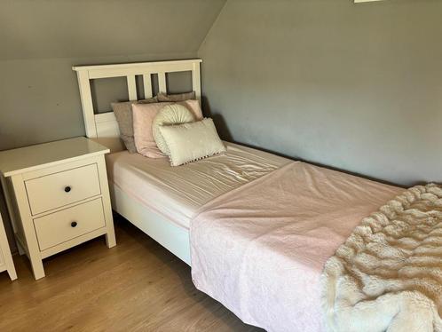 Witte eenpersoonskamer, Huis en Inrichting, Slaapkamer | Complete slaapkamers, Gebruikt, Eenpersoons, Ophalen