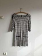 R-jeans geruite jurk mt 38, Maat 38/40 (M), Zwart, Ophalen of Verzenden, Boven de knie