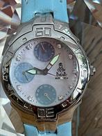 Vintage Rodania Dakar parelblauw horloge, Handtassen en Accessoires, Horloges | Dames, Overige merken, Staal, Polshorloge, Ophalen of Verzenden