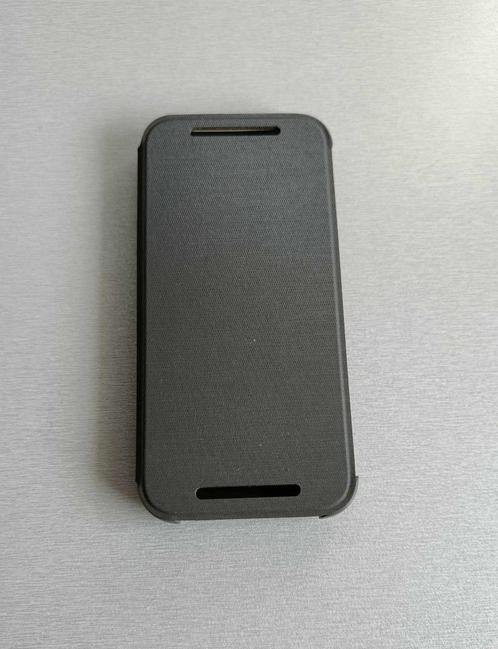 Telefoonhoes - HTC One mini 2 - Zwart - Flap - €2, Telecommunicatie, Mobiele telefoons | HTC, Gebruikt, HTC, Zwart, Ophalen of Verzenden