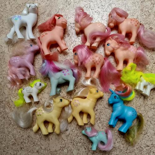 My little pony paardjes vintage Hasbro groot lot, Kinderen en Baby's, Speelgoed | My Little Pony, Gebruikt, Ophalen of Verzenden
