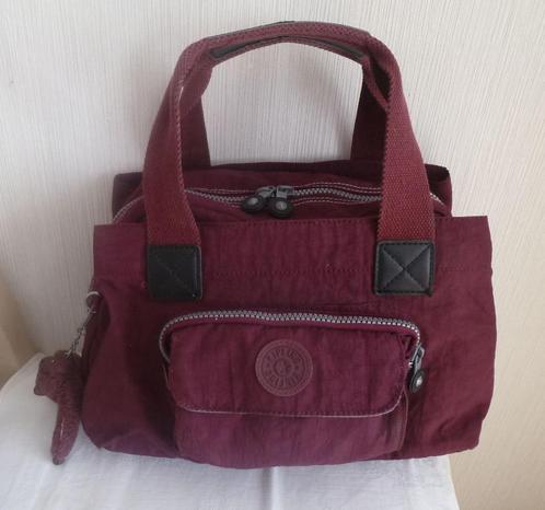 Kipling grote handtas met 5 vakken + aap, Handtassen en Accessoires, Tassen | Damestassen, Gebruikt, Handtas, Overige kleuren