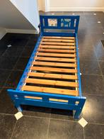 Ikea kinderbed blauw kat/hond, Ophalen, Zo goed als nieuw