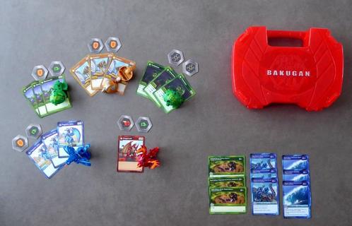 Lot Coffret Bakugan Battle Brawlers + 5 Bakugan + 10 BakuCor, Collections, Jouets, Utilisé, Enlèvement ou Envoi