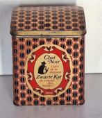Jolie ancienne boîte métallique Café Chat Noir, Enlèvement ou Envoi, Utilisé, Café, Autres marques