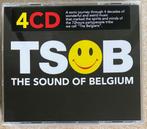 unieke 4 delige cd box "the sound of belgium -TSOB", CD & DVD, CD | Dance & House, Comme neuf, Enlèvement ou Envoi