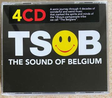 unieke 4 delige cd box "the sound of belgium -TSOB"