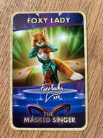 Verzamelkaart The Masked Singer Foxy Lady, Ophalen of Verzenden