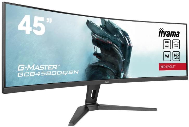 Monitor 45 IIYAMA 165hz curved HDR 5120x1440, Computers en Software, Monitoren, Zo goed als nieuw, 151 t/m 200 Hz, DisplayPort