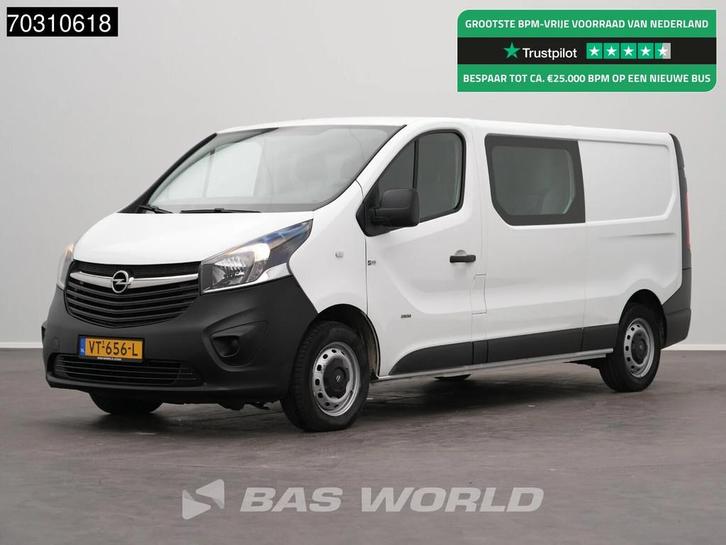 Opel Vivaro 90PK Dubbel Cabine L2H1 DC Doka Mixto L2, Auto's, Bestelwagens en Lichte vracht, Bedrijf, Te koop, Centrale vergrendeling