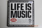 cd : 100 Onsterfelijke Studio Brussel - Life is Music (5 cd-, CD & DVD, CD | Compilations, Enlèvement ou Envoi